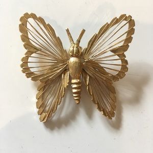 Vintage butterfly brooch